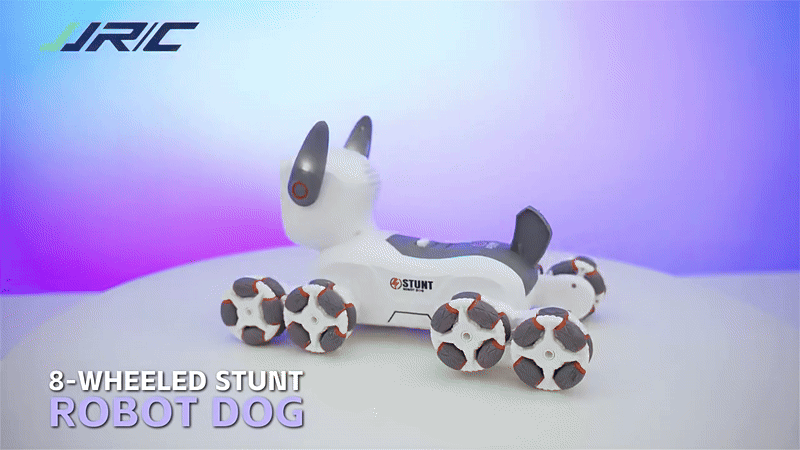 8‑Wheel Multi‑Functional RC Robot Dog