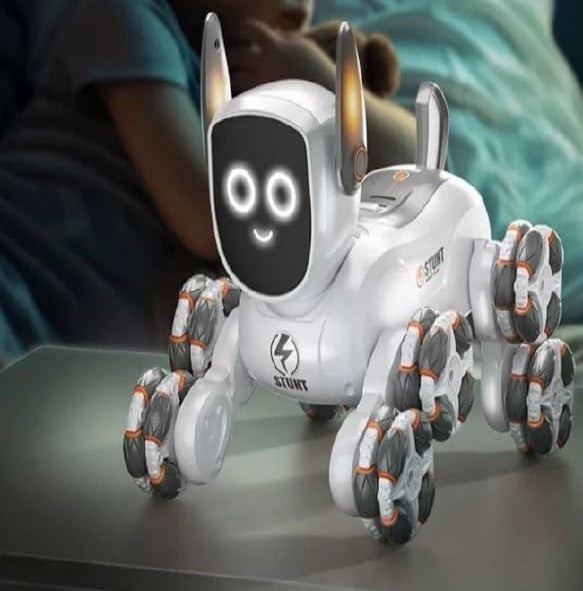 8‑Wheel Multi‑Functional RC Robot Dog