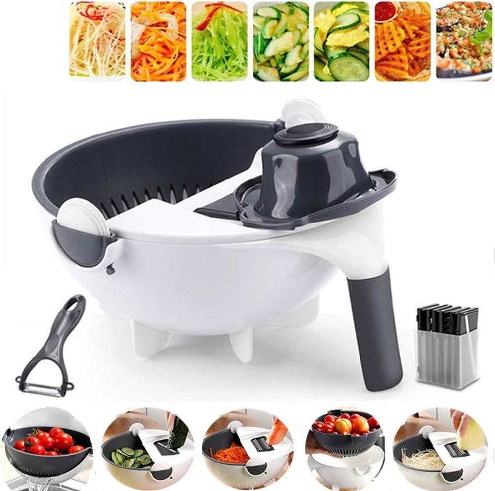 Safe Mandoline Slicer and Vegetable Chopper