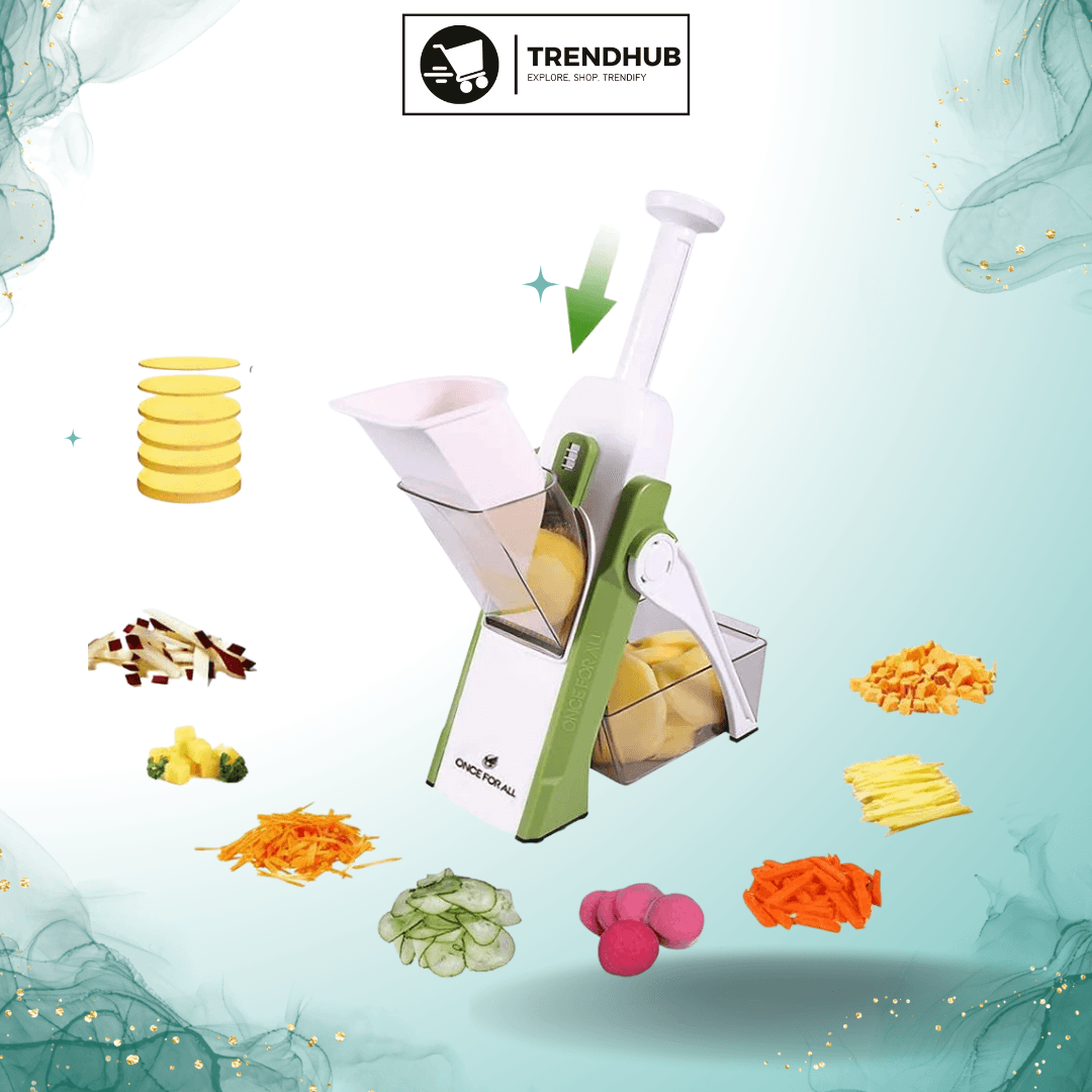 Safe Mandoline Slicer and Vegetable Chopper