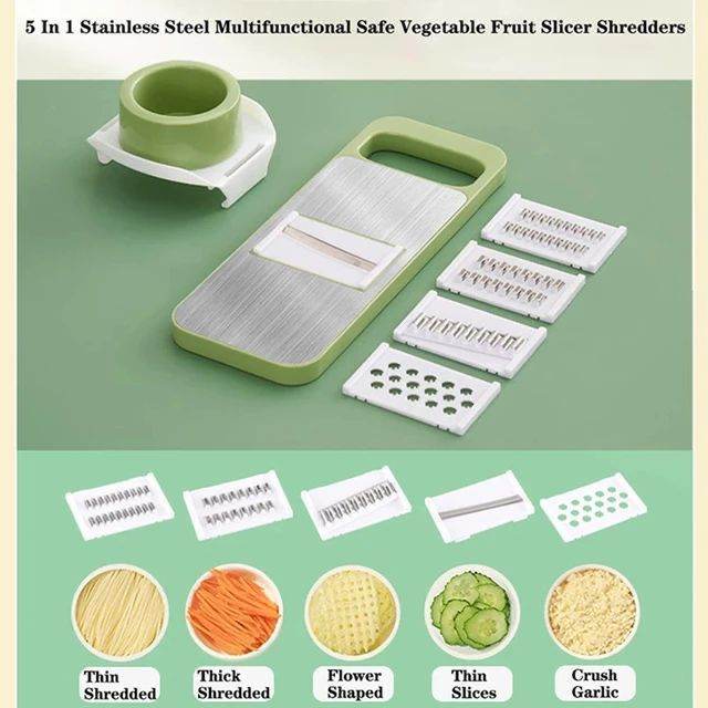 Safe Mandoline Slicer and Vegetable Chopper