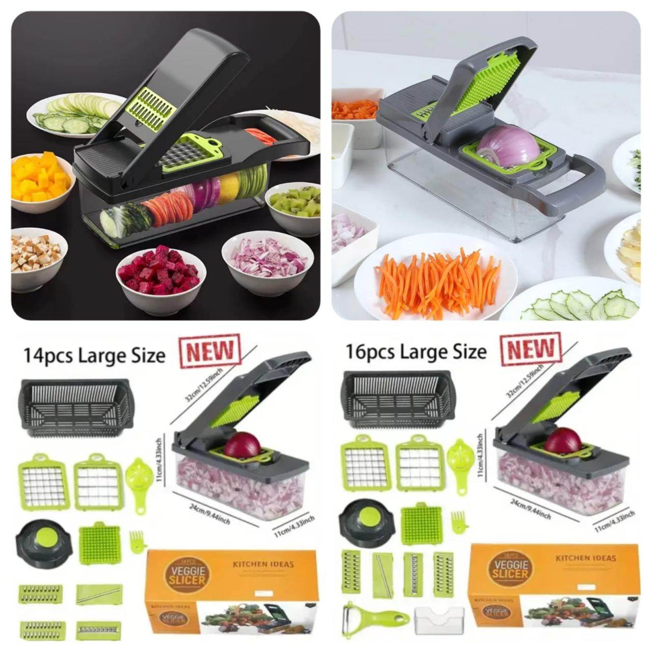 Safe Mandoline Slicer and Vegetable Chopper