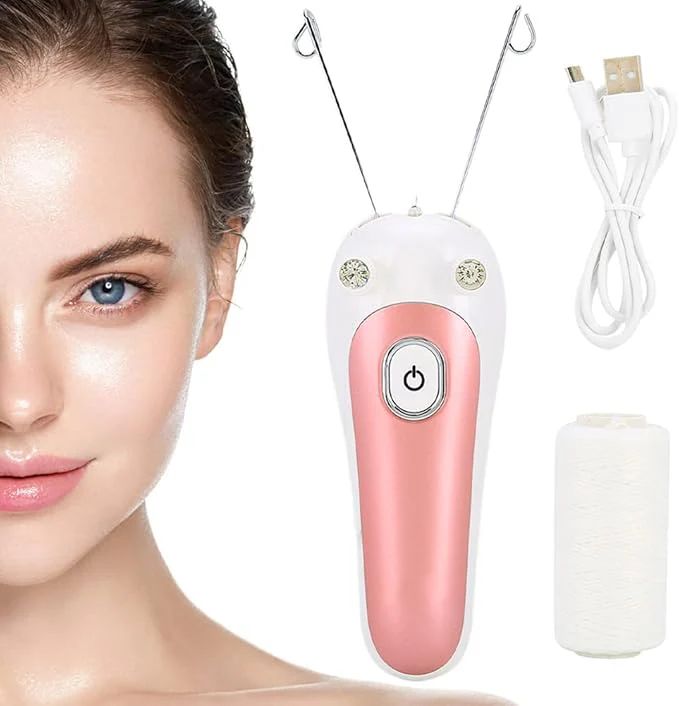 Electric Facial Threading Hair Remover – Painless, Precise & Skin-Safe Solution for Women